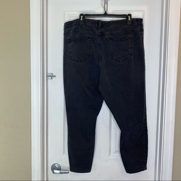 ASOS Denim Black Jeans Plus Size 18 - Picture 6 of 10